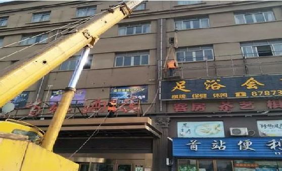 营山县安装较高的门店招牌有什么好的方法？